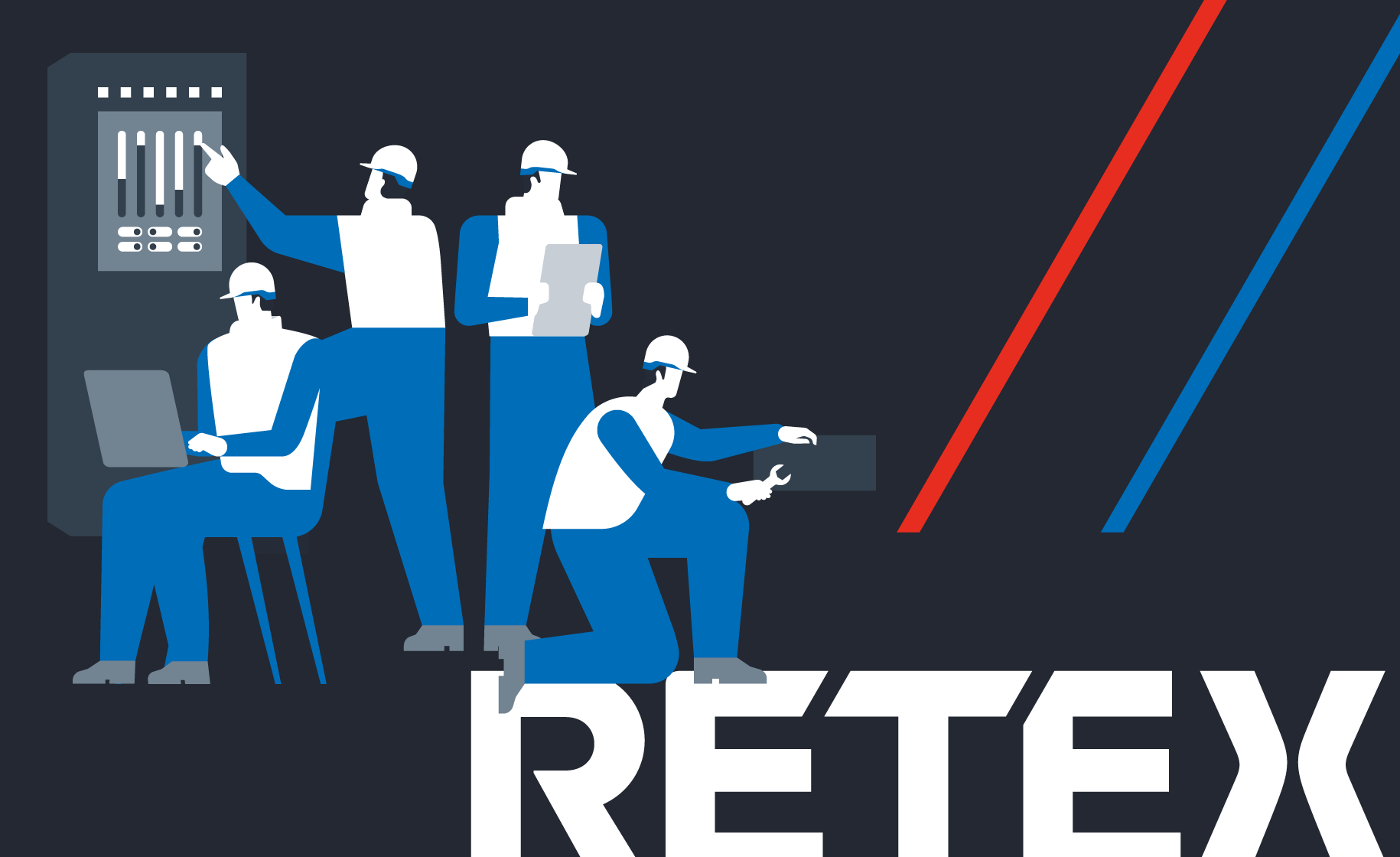 RETEX　中小企業／起業に伴うCI・企業ロゴデザイン₋イメージ